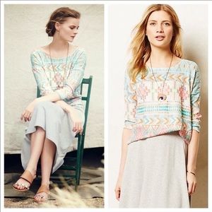 Anthropologie Akemi + Kin Morgana Tribal Pullover